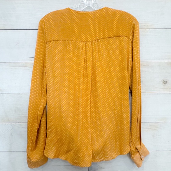 NWT Everly mustard faux wrap top ❤️ - Picture 5 of 8